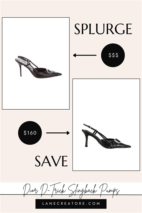 dior slingback dupe
